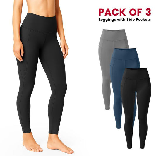 Lux Decor Apparel High Waisted Butt Lifting Workout Leggings for Women Breathable Solid Soft Stretch Yoga Pants Tummy Control Side Pockets Shaping Gym Leggings Available in All Sizes Tiktokshopblackfriday Tiktokshopcybermonday