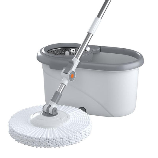 360Β° Spin Mop and Bucket Set with 2 Microfiber Refills, a Stainless Steel Adjustable Telescopic Pole, and a Plastic Bucket for Household General Cleaning. Wipes Steam Mop Roll Mop Magic Eraser Mop Super Mop.Tiktokshopblackfriday