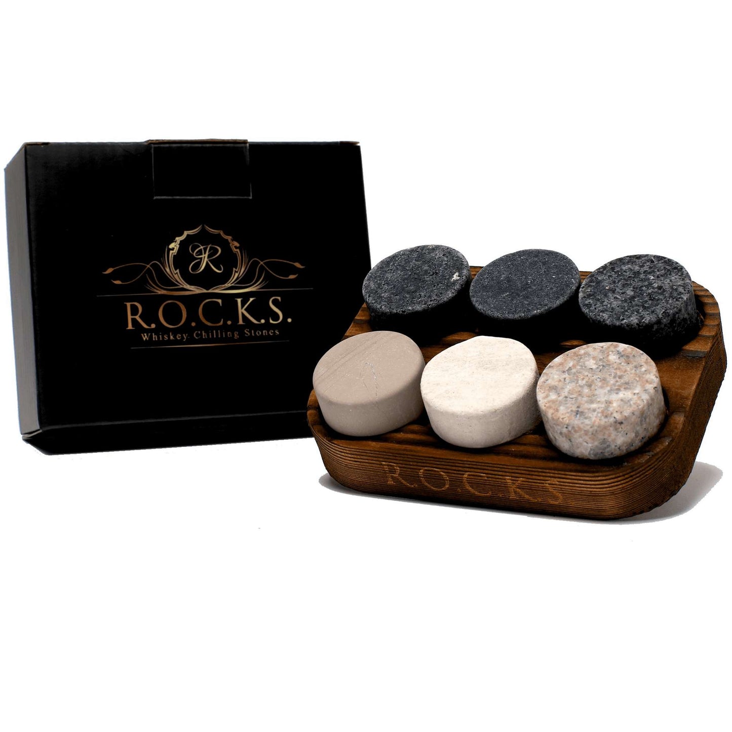 R.O.C.K.S Granite Whiskey Stones