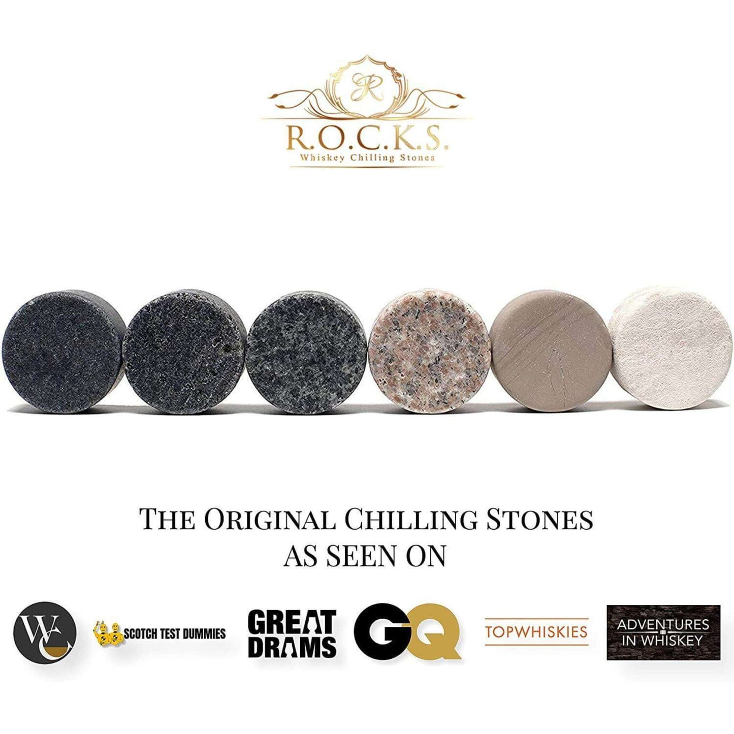 R.O.C.K.S Granite Whiskey Stones