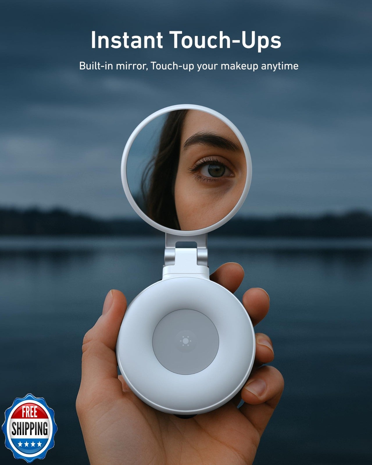 TELESIN C03 Magnetic Selfie Light, Phone Light Compatible with Iphone Magsafe