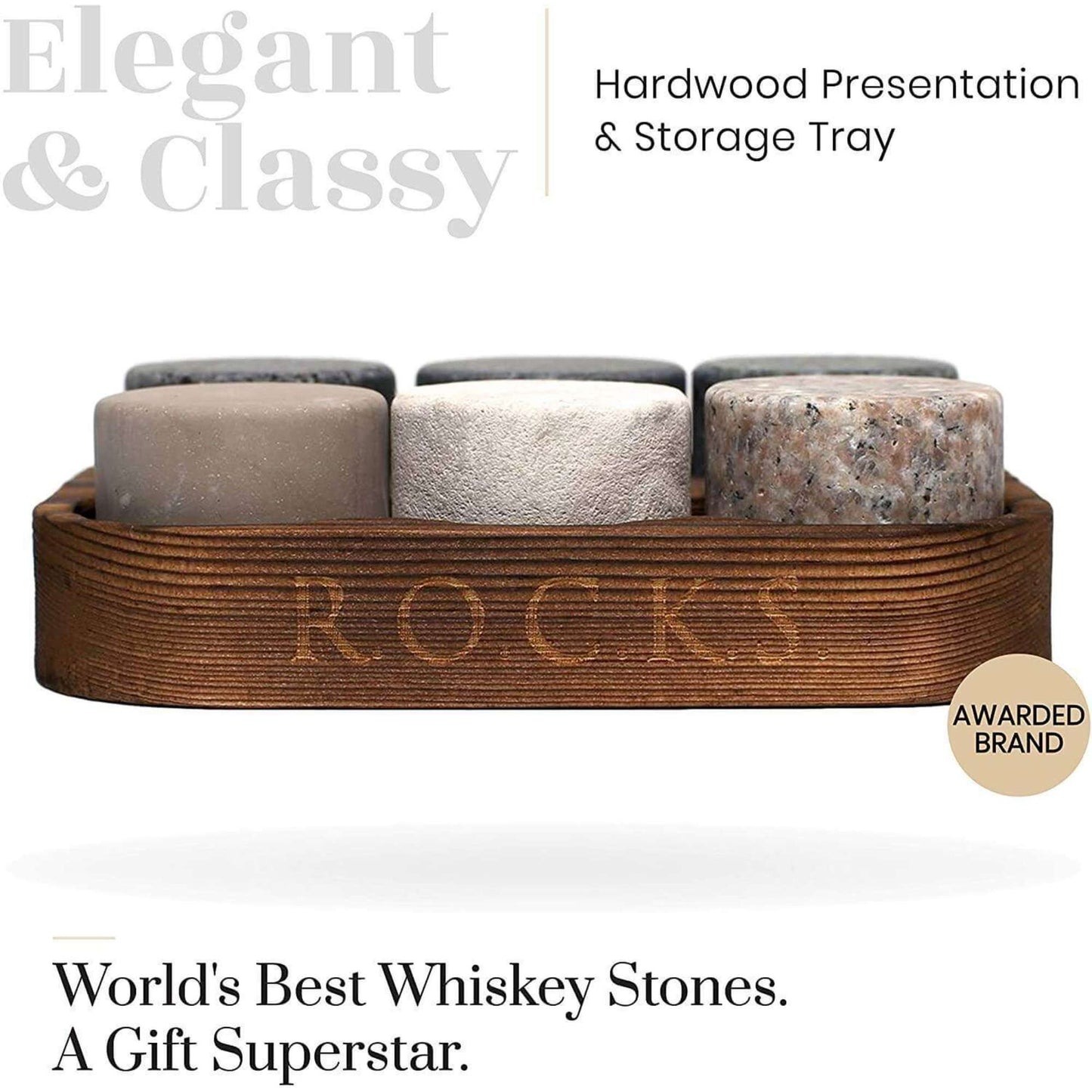 R.O.C.K.S Granite Whiskey Stones