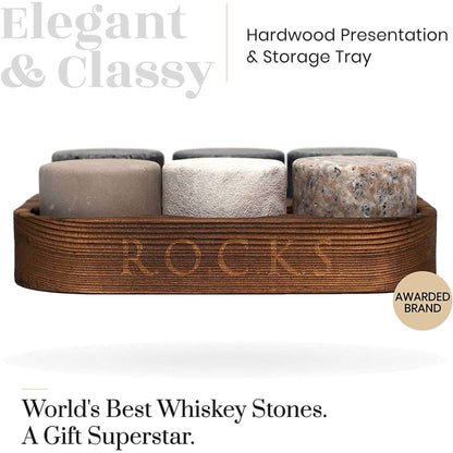 R.O.C.K.S Granite Whiskey Stones