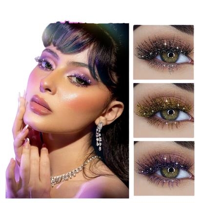 Diamond Masker glitter mascara with galaxy-style sparkly sequins.