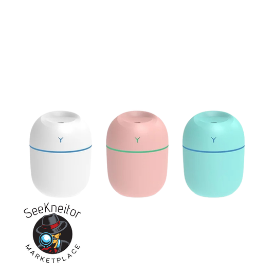 Portable Ultrasonic Humidifier USB Aroma Essential Oil Diffuser LED