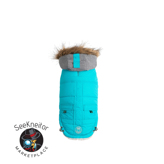 winter sailor dog parka GF PETS - Aqua