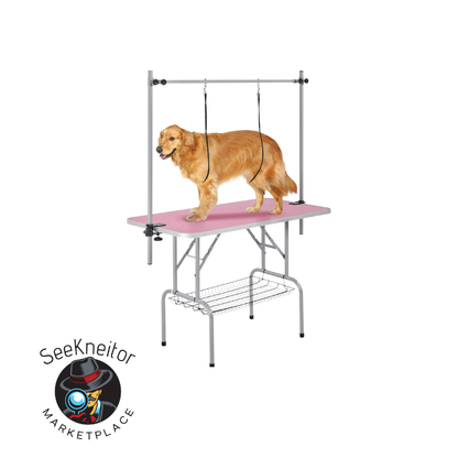 46" Pet grooming table for large dogs with adjustable height