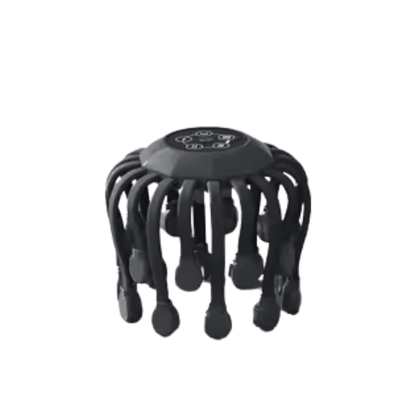 20-head scalp massager with red light & vibration