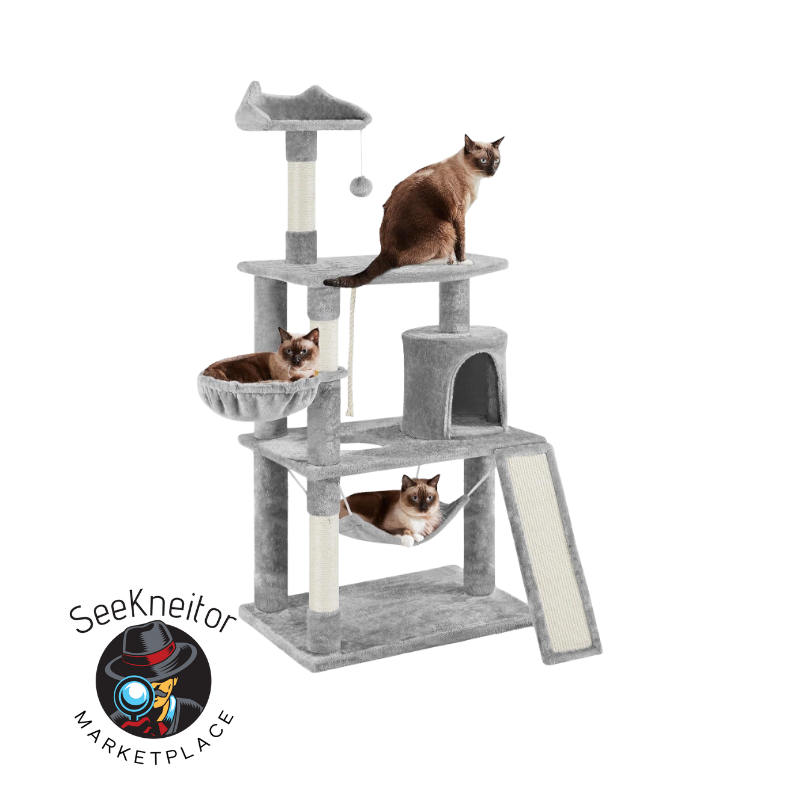 63.5-inch multi-level cat tree tower