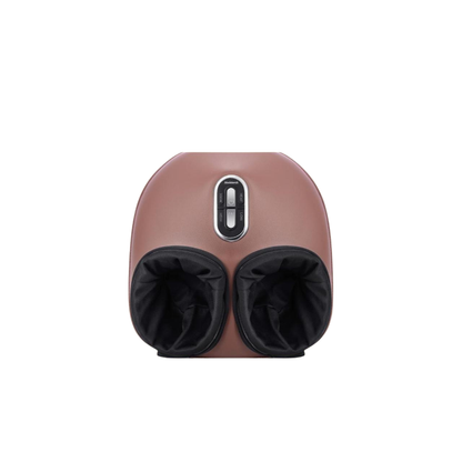 Shiatsu foot massager with soothing heat, deep kneading therapy, and air compression