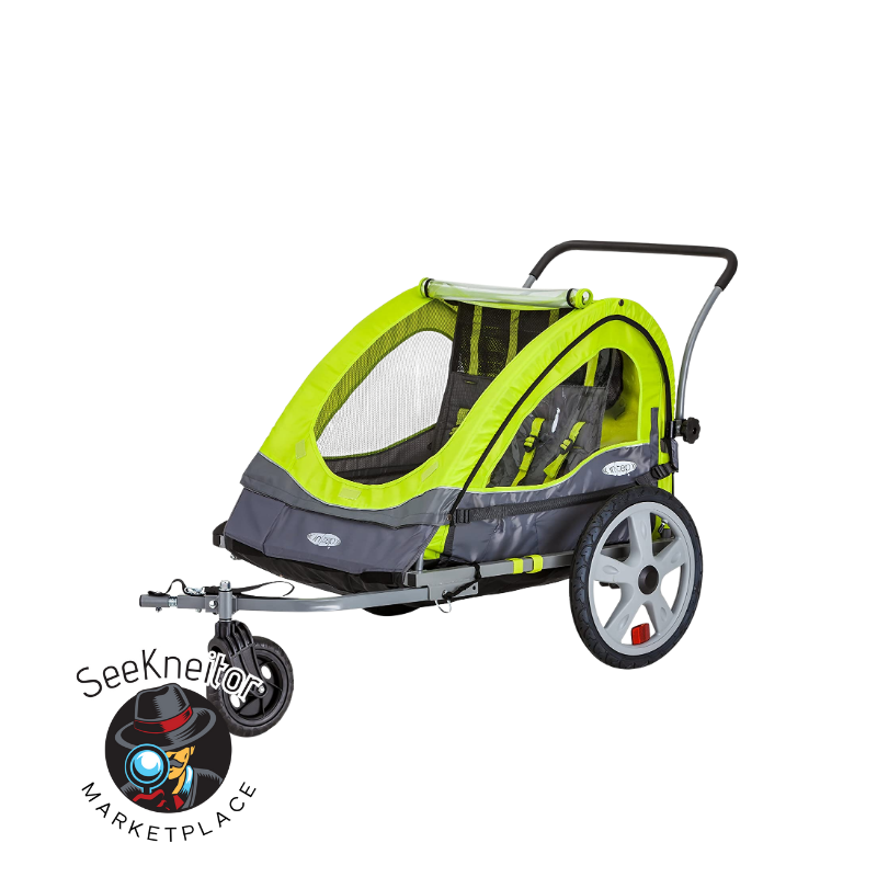 Quick-N-Ez double tow behind bike trailer for toddlers & kids