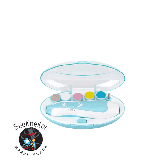 Baby Nail File Clippers Electric (OUREPOCA)  Baby Nail Trimmer Electric Kit Fingernails Toe