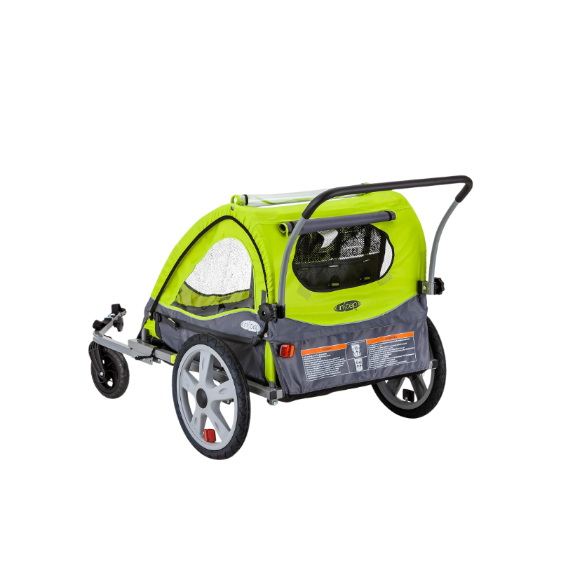 Quick-N-Ez double tow behind bike trailer for toddlers & kids