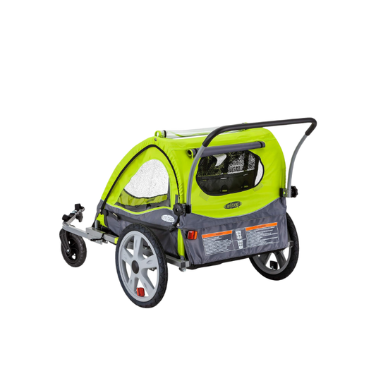 Quick-N-Ez double tow behind bike trailer for toddlers & kids