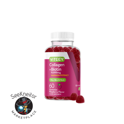 Collagen and biotin gummies for hair, skin and nails