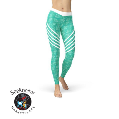 Turquoise Sports Leggings
