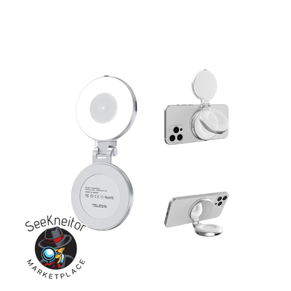 TELESIN C03 Magnetic Selfie Light, Phone Light Compatible with Iphone MagSafe