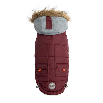 winter sailor dog parka GF PETS - Burgundy