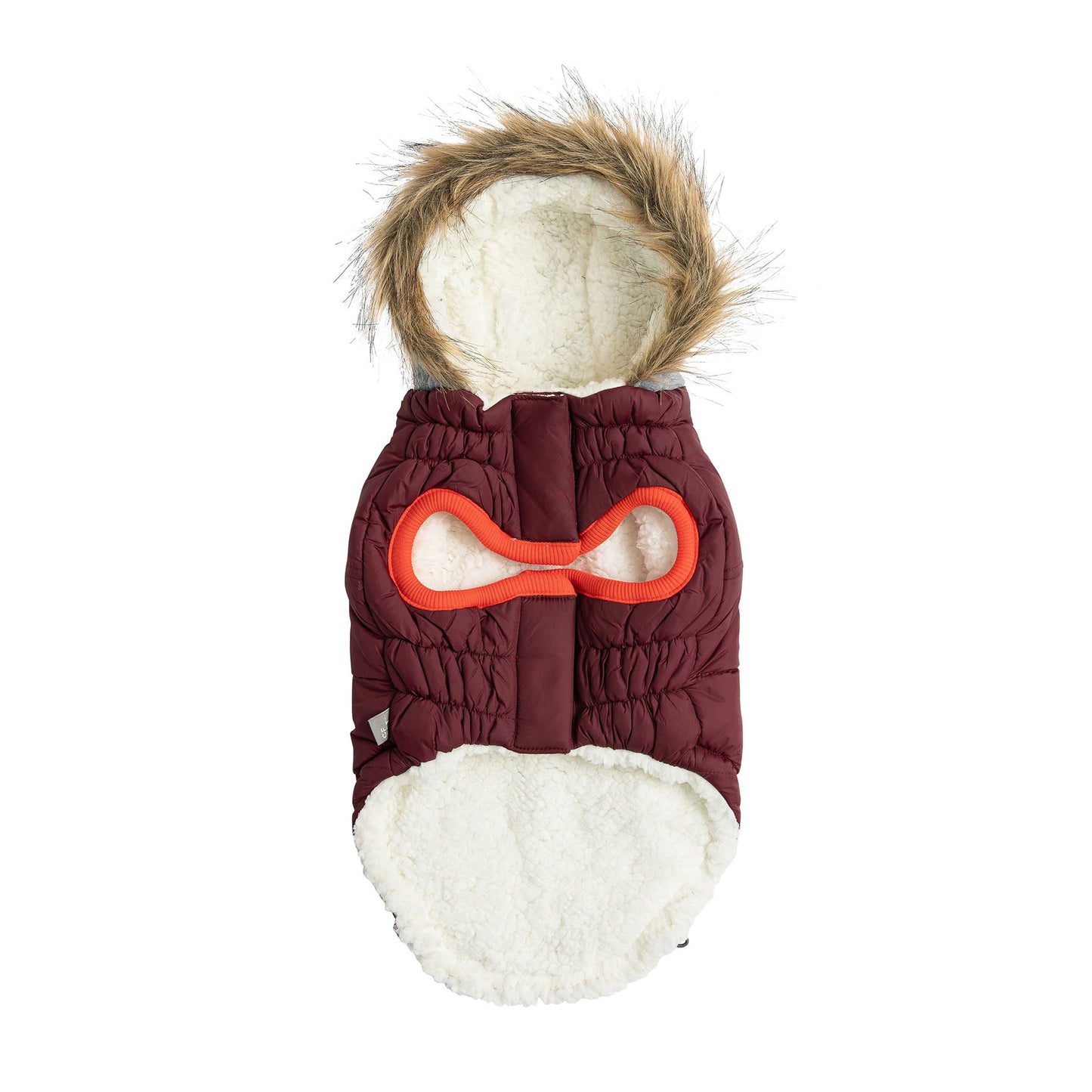 winter sailor dog parka GF PETS - Burgundy