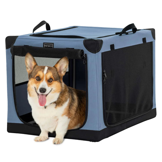 Portable dog crate, soft dog cage - 60 cm (24 inches) PETSFIT