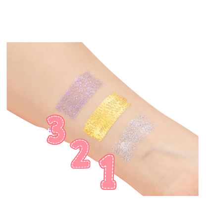 Diamond Masker glitter mascara with galaxy-style sparkly sequins.