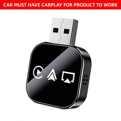 【Yurnlv】2026 Wireless Carplay Adapter for Iphone/Android - Fastconnection,No Latency,Hands-Free Call Wireless Adapter Electronic Charger Carplay Dongle，Cars Accessories Wired to Wireless Carplay Adapter