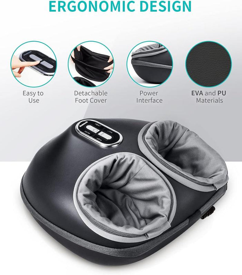 [Livestream Exclusive!]Shiatsu Foot Massager with Soothing Heat, Deep Kneading Therapy& Air Compression, Promotes Blood Circulation, Foot Comfort, Adjustable Settings for Sensitive Feet, Tiktokshopblackfriday Thanksgivinggift
