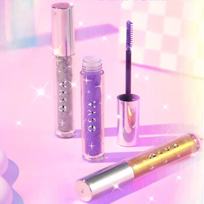 Diamond Masker glitter mascara with galaxy-style sparkly sequins.