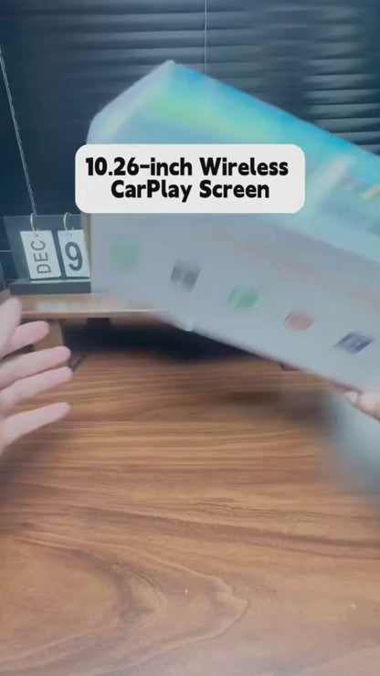 MHCABSR 10.26" Wireless Apple CarPlay & Android Auto Touch Screen with 4K Dash Cam and Backup Camera