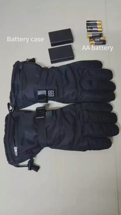 Heated motorcycle gloves, heated winter gloves