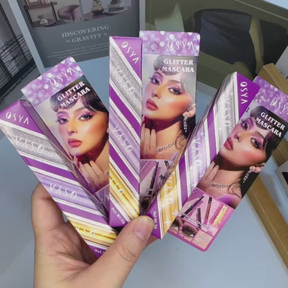 Diamond Masker glitter mascara with galaxy-style sparkly sequins.