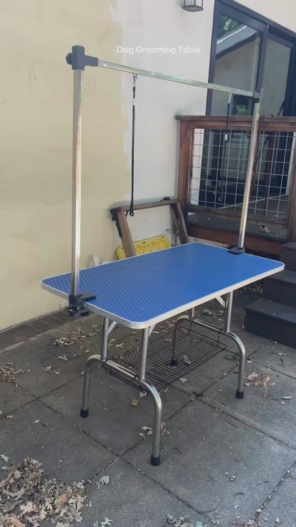 46" Pet grooming table for large dogs with adjustable height