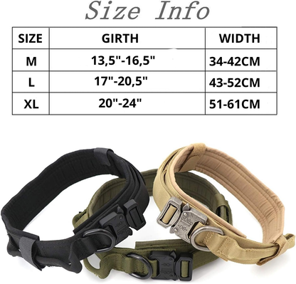 Fast Shipping Durable Military Tactical Dog Collar